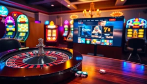 Experience thrilling gambling at rr88.pizza with vibrant gaming visuals and casino excitement.