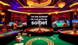 Betting on sports with link alternatif sbobet interface in a luxurious casino ambiance.