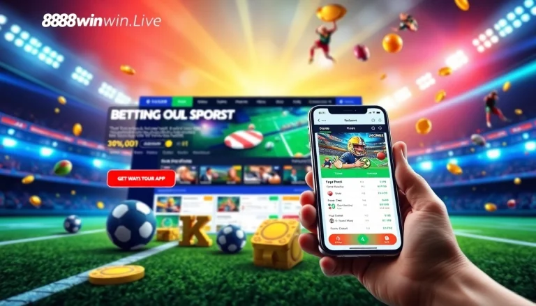 Engaging homepage of 98winwin.live showcasing vibrant sports betting options and casino games.