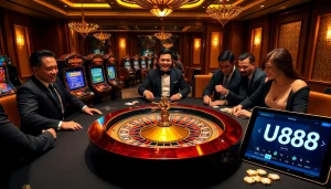 Players enjoy thrilling casino games at U888, enhancing their betting experience with excitement.
