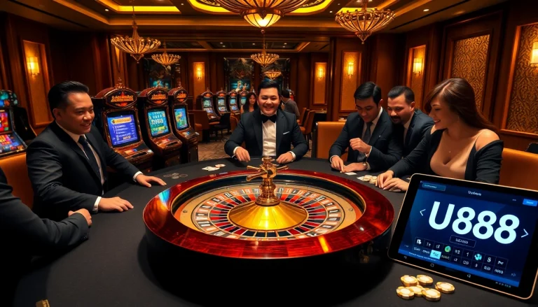 Players enjoy thrilling casino games at U888, enhancing their betting experience with excitement.