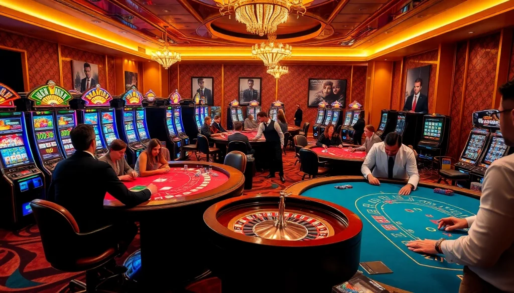 Nonton film indoxxi inspired casino scene with players enjoying vibrant gaming action.