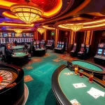 Experience the exciting atmosphere of a luxurious casino with lively gaming tables at loto188.gb.net.