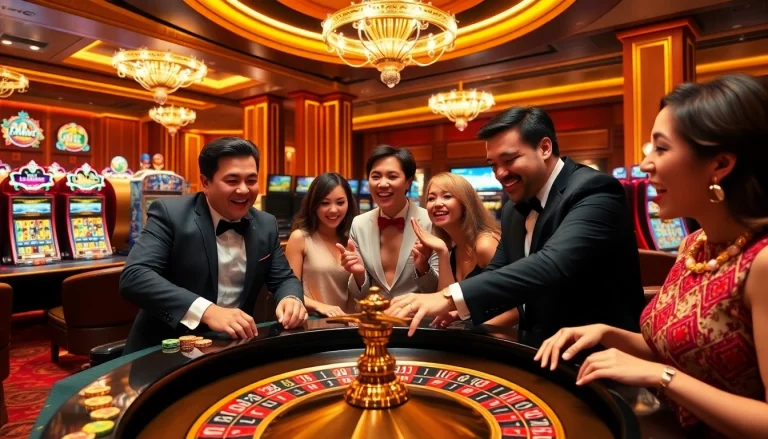 Experience the excitement of winning at the casino with RR88, featuring vibrant games and engaging players.