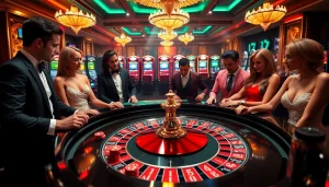 Gamble strategically at an exciting casino scene featuring the official hidden wiki connections.