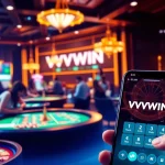 Engaging online gaming experience at vvvwin88.live with vibrant casino elements and the VVVWIN app.