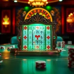 Experience the thrill of slot demo mahjong with this dynamic casino gaming scene.
