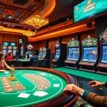 Interactive online betting scene at stimmgewitter.org featuring vibrant casino games and sports betting displays.