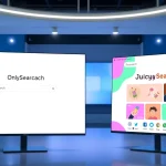 onlysearch vs juicysearch comparison showcasing modern design and usability features