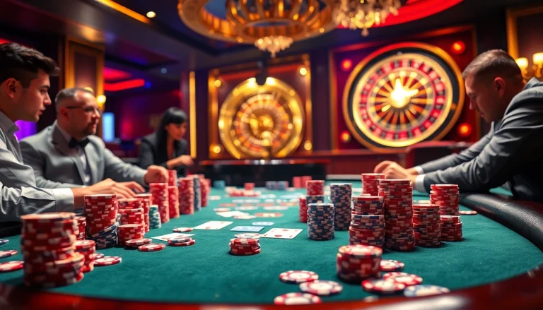 Players strategize at a poker table with Waterdrop WD-F08 Replacement for 4396841 themed chips, emphasizing high-stakes gambling.