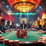 Bidding strategies for bạch thủ lô kép at a luxurious casino poker table amidst exciting gameplay