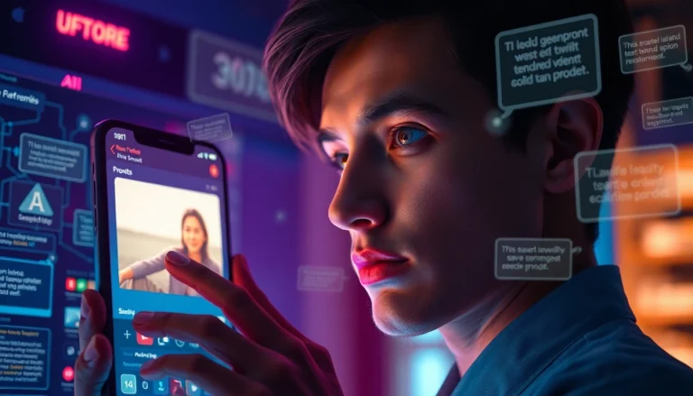 An engaged user demonstrating the image to prompt generator, illustrating creativity through digital image transformation.