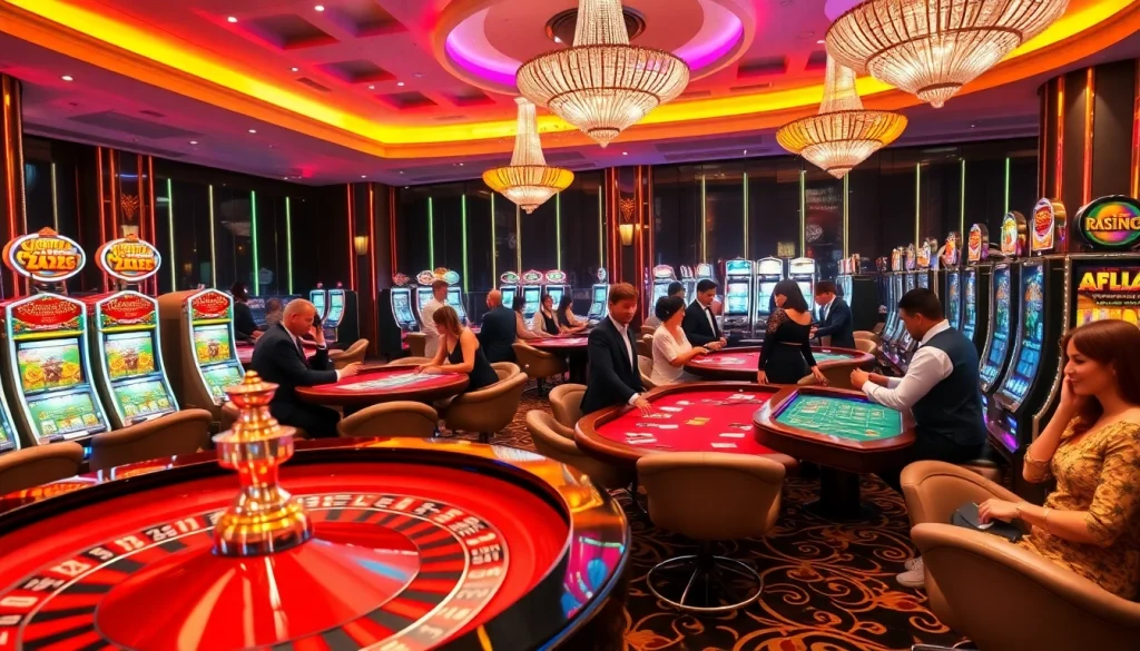 Vivez des jeux palpitants dans un casino en ligne fiable avec des tables élégantes et un gaming vibrant.