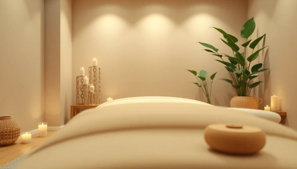 편안한 조명과 자연 요소가 어우러진 휴식의 파주마사지 환경