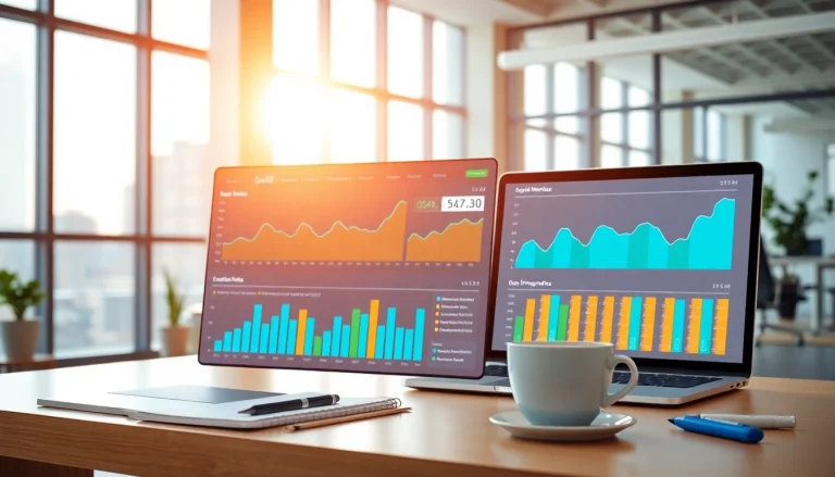 Analyze SEO performance metrics using this professional digital marketing dashboard.
