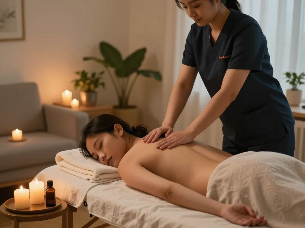 편안한 조명과 휴식이 가능한 분위기에서 제공되는 프리미엄 출장마사지