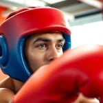 Schutz und Komfort mit Headgear Boxing im Training eines Boxers