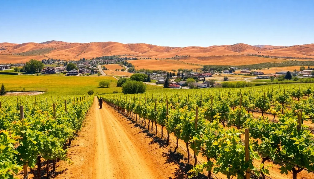 Discover where is clarksburg California through vibrant vineyards and hills in this scenic landscape.