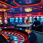 Watch players thrive at casino tables on vin777, showcasing luxury gaming experiences.