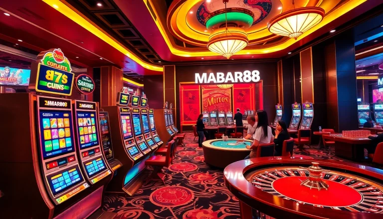 MABAR88 menawarkan permainan online yang seru dengan mesin slot yang berwarna-warni dan meja roulette yang menarik.
