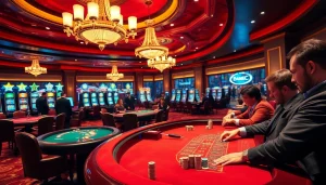 Parier sur une main gagnante dans un casino en ligne fiable avec des tables dynamiques et des joueurs engagés.