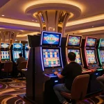 Experience the excitement of casino non aams con neteller with vibrant slot machines and active players.