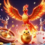 Play and win with UFABET's dynamic gaming experience featuring vibrant casino elements.
