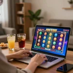 Engaging gameplay on MM88 casino app with colorful slots and a relaxed atmosphere