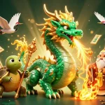 Scopri l'emozione del casino senza documenti con la nostra vibrante scena di drago e tartaruga.