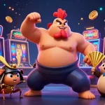 Joue à machine à sous casino en ligne avec des symboles fruités et des jackpots lumineux.