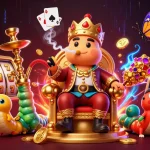 Experience excitement at situs slot thailand with a vibrant 3D illustration of dynamic slot games and winning symbols.