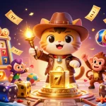 Engage in thrilling gaming with wing4d as a cat archaeologist uncovers treasures in a vibrant casino.