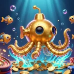 Engage with slot777 and enjoy thrilling slot games amid golden coins and vibrant casino elements.
