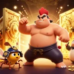 Experience the excitement of slot gacor with powerful characters, dynamic casino elements, and rich gold visuals.