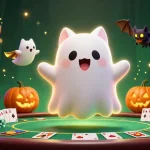 おすすめポーカーアプリで楽しくプレイするシーンの高精細イラスト