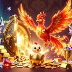 Partecipa a un gameplay emozionante nei casinò non AAMS con fenici vivaci e tesori.