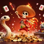 Vibrez avec le casino en ligne légal en France grâce à cette illustration avec des personnages captivants et un décor dynamique.