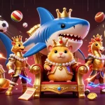 M88 engaging gamblers with thrilling sports betting action amidst a vibrant casino scene.